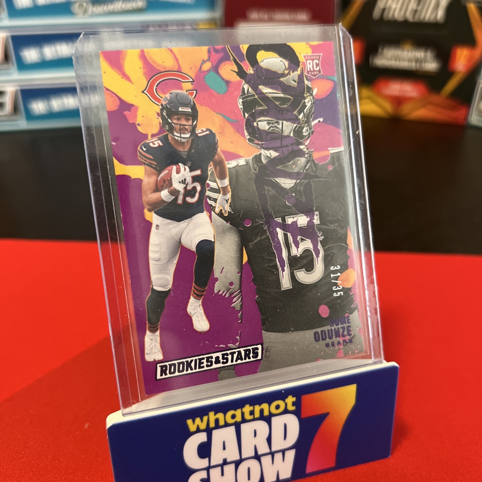 Rome Odunze Panini Rookies & Stars Rookie Exclusive #REROE Purple