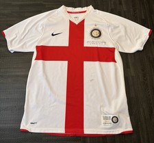 Maglia Inter Milan Nike 100° Centenario 2007-08 Uomo Media Bianca Pirelli Usata