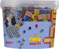 Hama 8573 - My First BüGelperlen Maxi 3+, Dose Mit Ca. 600 StüCk, Volltonmix