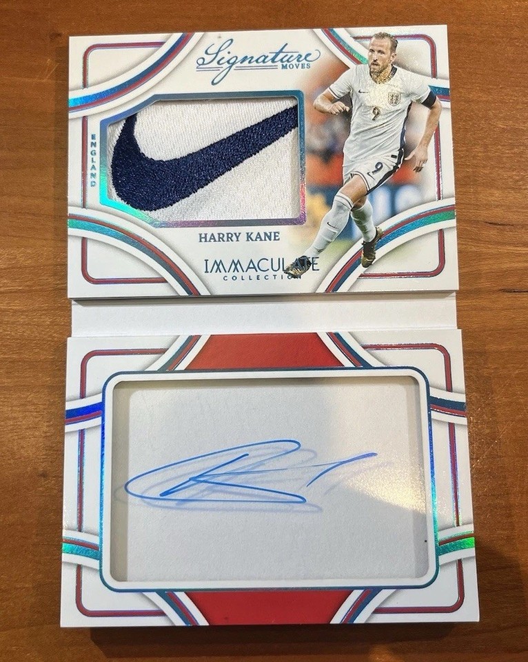 2024-25 Panini Immaculate 1/1 Harry Kane Signature Moves Booklet Auto ...