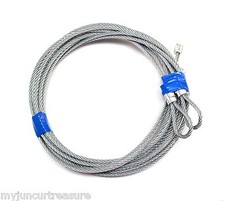 Pair Garage Door Cables for 7' or 8' High Torsion Spring Door-select door height