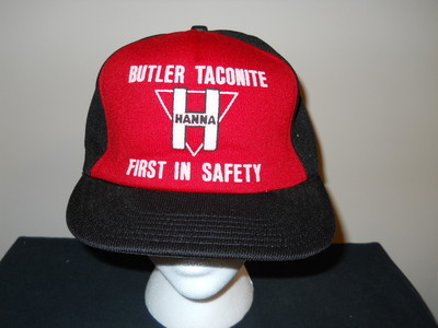 Vtg-Rare Hanna Butler Taconite Mine Snapback Hat-Mining ( Sku #3)