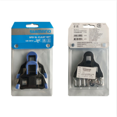 1x Shimano blau SH12 0/2/6° Float SPD-SL Mountainbike Pedal Cleats