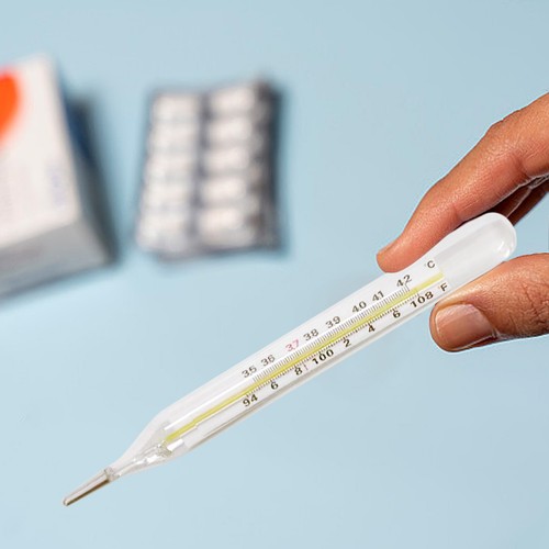 Thermometer Large Flat Fahrenheit Celsius Temperature Armpit Fast Reading 12pcs - Picture 5 of 10
