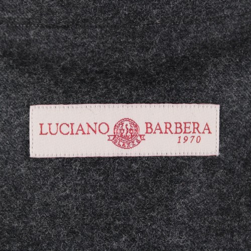 Luciano Barbera NWT Wool Cashmere Overshirt Size 3XL In Blue & Gray Plaid - Picture 7 of 11
