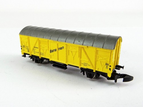 Z Scale Marklin Mini-Club 8606 Yellow DB Refrigerator Reefer Box Car DB case - Picture 3 of 4