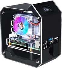 Enhance Raspberry Pi with Mini Tower NAS Kit, SSD Expansion & RGB Cooling