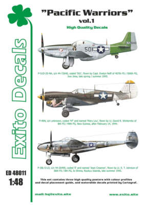 Exito Decals ED48011 1:48 ''Pacific Warriors'' Vol.1