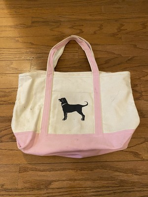 black dog tote