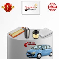 Kit Wartung 4 Filter FüR Fiat Idea 1.3 D Multijet 70Kw 95Cv Ab 2009