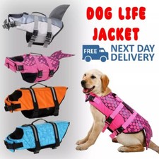 Adjustable Float Life Jacket Dog Reflective Vest Puppy Swimming Safety Preserver