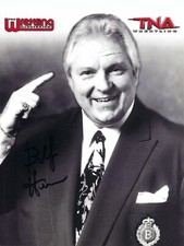 GT38  BOBBY THE BRAIN HEENAN SIGNED WRESTLING PHOTO w/COA PLEASE READ **BONUS**