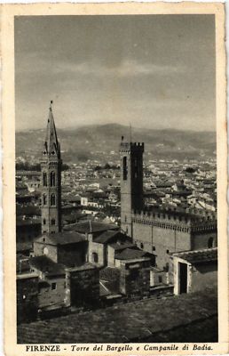 CPA AK FIRENZE Torre del Bargello e Campanile di Badia ITALY (501991)