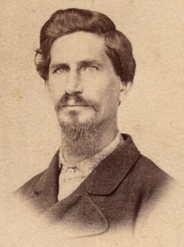 CIRCA 1860s CDV 2C WASHINGTON CIVIL WAR TAX STAMP IDENTIFIED MAN IN SUIT BEARDED - Picture 2 of 6