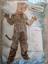 Fuzzy Cheetah Costume For Kids-Medium