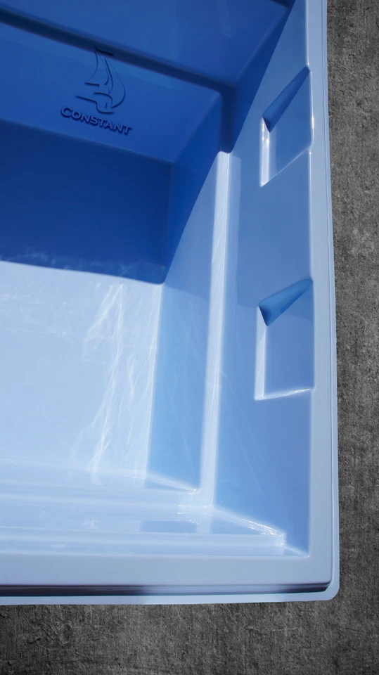 GFK Pool Eclipse 6,5 x 3 x 1,5 Hersteller Einbaubecken Fertigpool Schwimmbecken - Bild 4 von 4