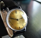 VINTAGE TIMEX 1964 ELEGANT DIAL MECHANICAL WIND UP MEN'S SILVER BLK DRESS WATCH