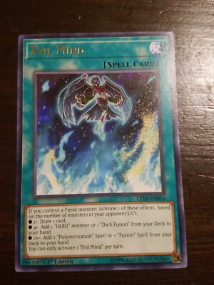 Evil Mind *Rare* LED5-EN016 1st Edition NM 