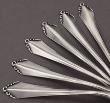 6 Kaffeel&ouml;ffel Teel&ouml;ffel 800er Silber Liegnitzer Silberwarenfabrik (ABP)