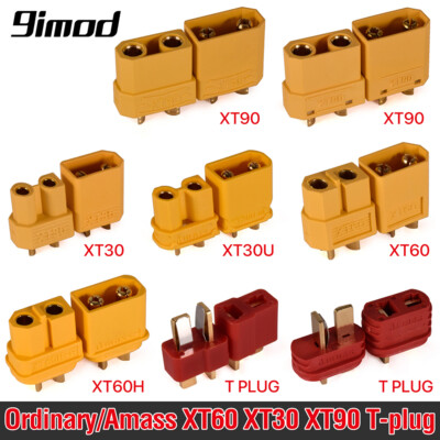 10 Pair XT60 Bullet Connectors Male Female T-plug for RC Lipo Plug Power Battery