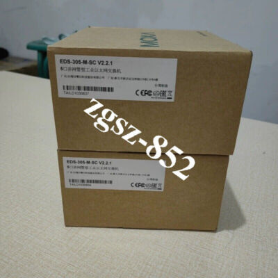 MOXA EDS-305-M-SC Ethernet Industrial Switch Brand New Fast Shipping FedEx DHL #
