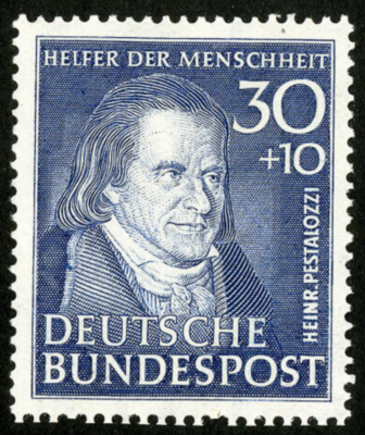 BRD FRG #Mi146 MNH 1951 Johann Heinrich Pestalozzi [B323 YT32