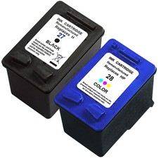 Inchiostro Hp 27 Per Deskjet Cartuccia Di Inchiostro Nero HP 27 Ricondizionata - Compatibile Con Stampanti Deskjet 3320, 3322, 3420 Cartuccia Ricondizionata HP