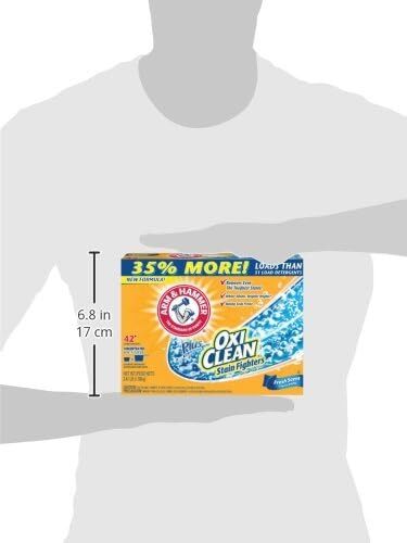 Arm & Hammer Plus OxiClean Powder Laundry Detergent Fresh Scent 45 Loads - Picture 12 of 12