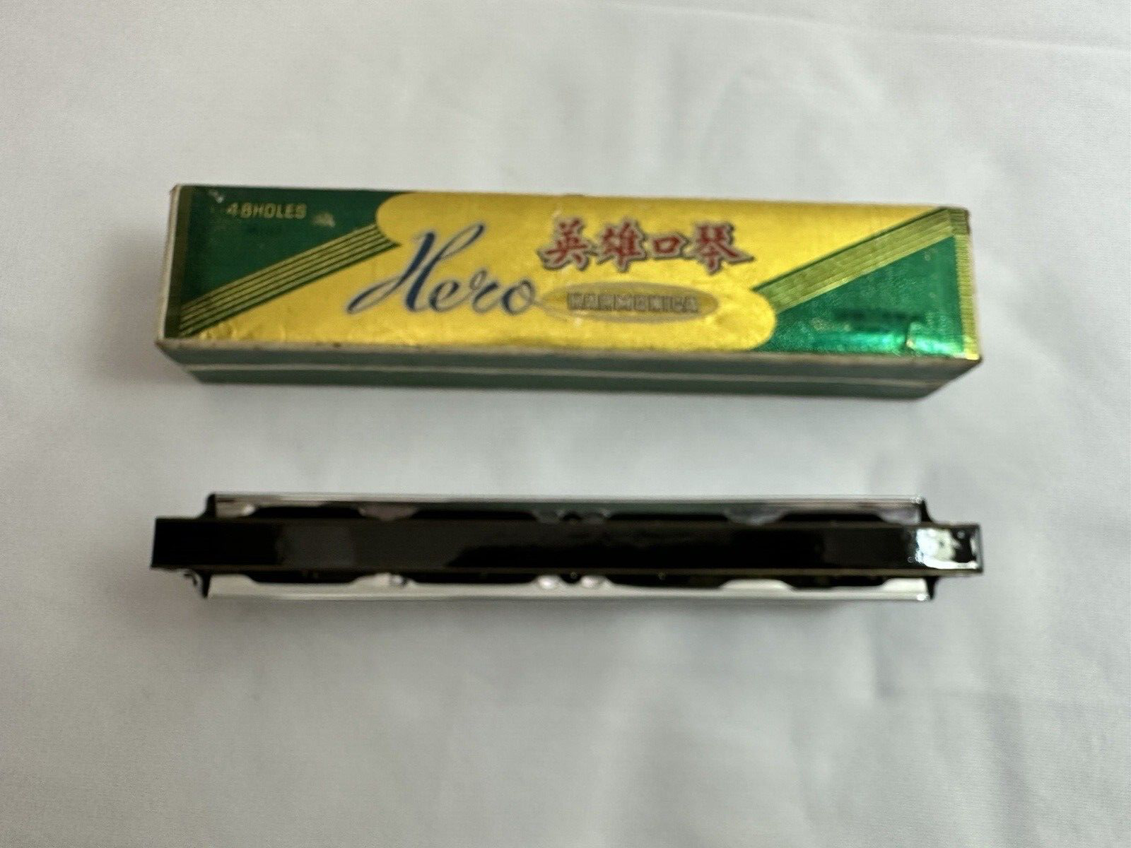 Hero Reeds Vintage Hero Harmonica 48 holes M1001 Made in Shanghai China in ...