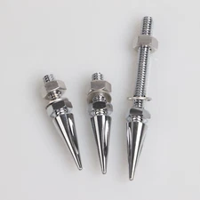 Chrome Windshield Spikes Bolts For Harley Tri Electra Glide FLHT FLHTK FLHTCUTG