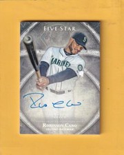 2014 Topps Five Star Rainbow Autographs Robinson Cano Mariners NM-MT+ 13/25