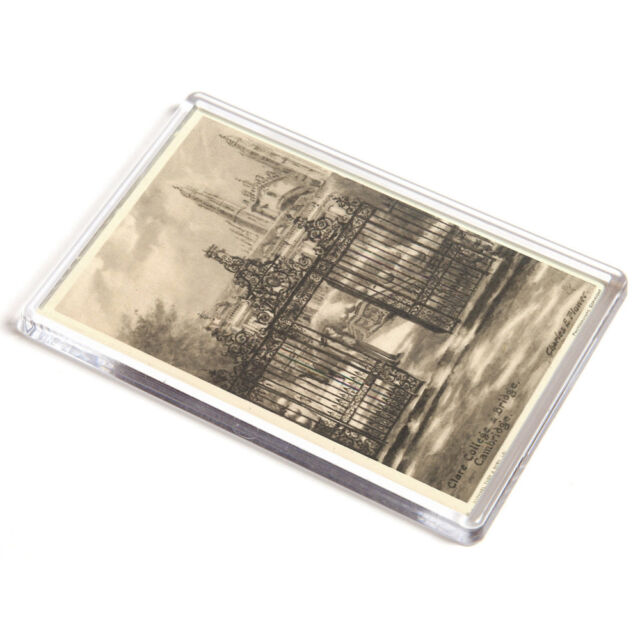 JUMBO MAGNET - Vintage Cambridgeshire - Clare College and Bridge Cambridge JUMBO MAGNET - Vintage Cambridgeshire - Clare College and Bridge Cambridge