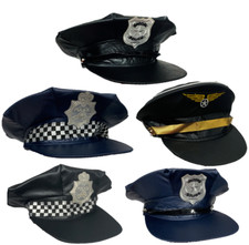POLICE FANCY DRESS COSTUME OUTFIT COP AMERICAN SPECIAL HAT CAP BADGE TRUNCHEON 