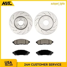 Front Brake Pads & Rotor Kit For Nissan Frontier 2005-19 Suzuki Equator 09-12