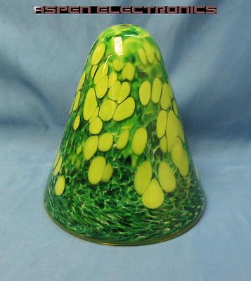 WAC Lighting G618-GR Fruits Bell Glass Shade in Green