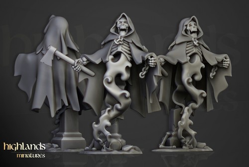 Crypt Ghost, Wargames Fantasy Non Morti Scheletro Spettro Wraith Warrior Miniature - Foto 7 di 7