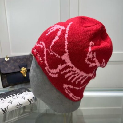 Free Tax) 100% Wool Arcteryx Bird Head Toque Beanie Hat Knitted