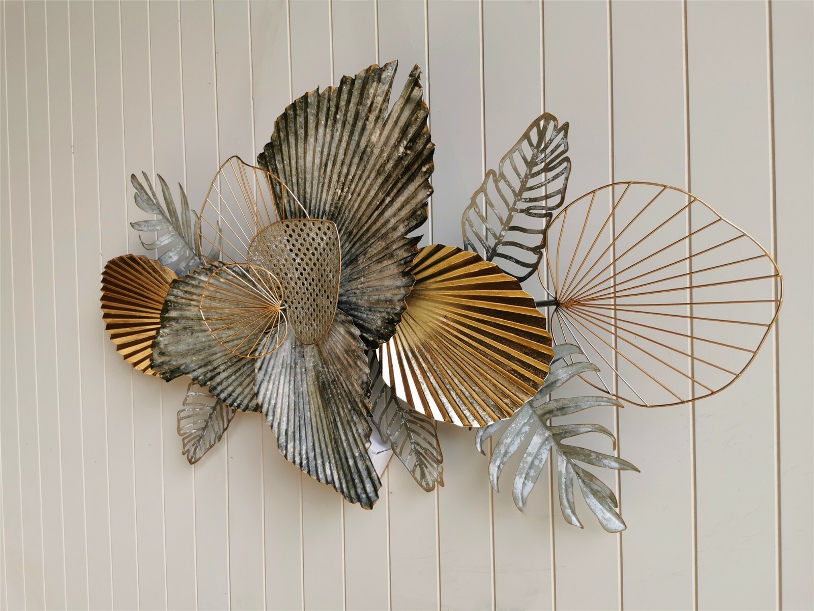 Huge Metal Wall Art Circles Hanging Sculpture Home Decor Indoor/Outdoor