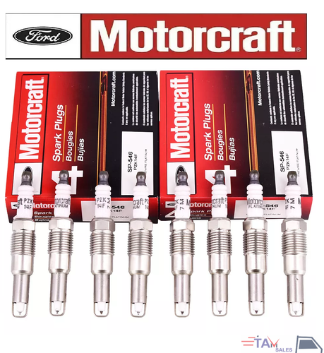 Set of 8 Genuine Platinum Spark Plugs SP-546 PZK14F For F150 F250 5.4L SP546