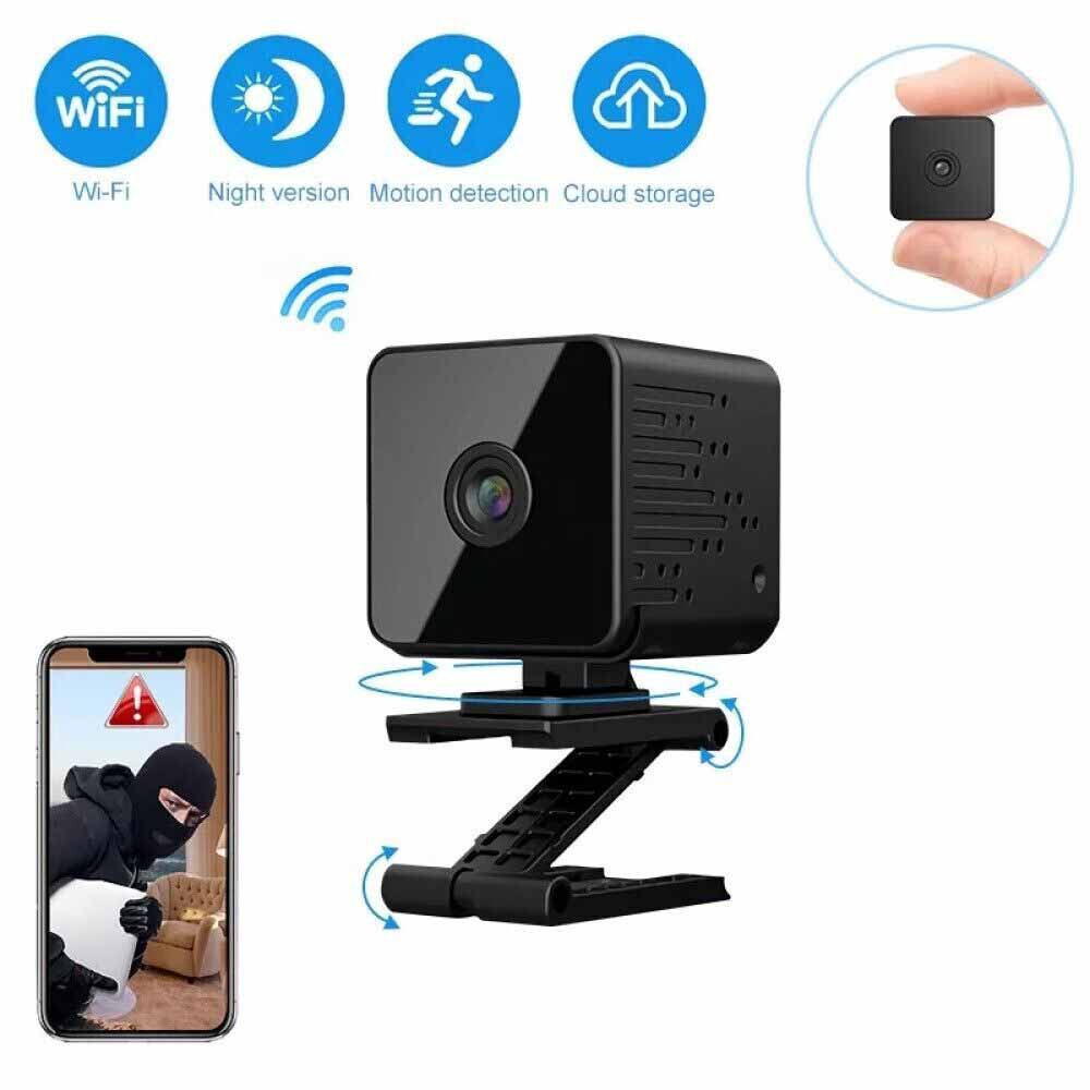 Mini telecamera Ip Wifi 2.4Ghz Hd microcamera wireless ricaricabile smartphone