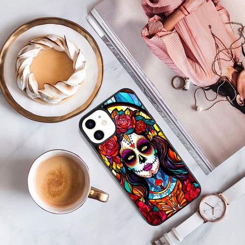 dia de los sugar skull For Samsung S10 S20 A21 S22 S23 S24 Hard Case - Picture 15 of 25