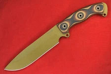 2017 Busse 2nd Gen Steel Heart Ergo .25" Bronze INFI Blade Tequila Sunrise G10