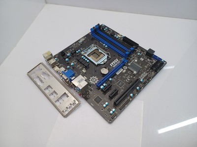 MSI B85M-E45 Sockel LGA1150 DDR3 MicroATX Mainboard mit I/O Shield
