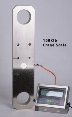 Prime Scale PS-100Klb Super Duty 100,000lb 10lb Crane Scale Tension Link