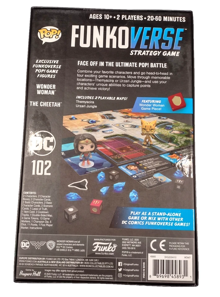 Funkoverse Funko Pop! Strategy Game - DC Wonder Woman **NEW** - Image 4 of 4