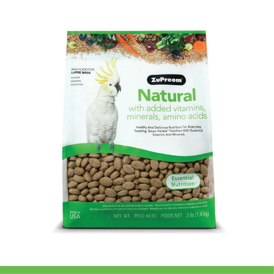Zupreem® Natural Bird Food Pellets for Large Birds 3lb