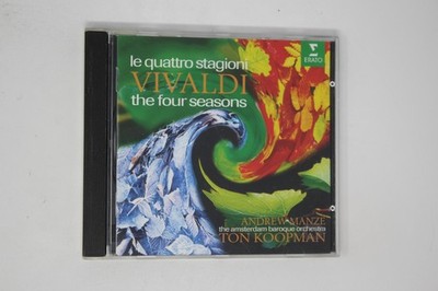 Vivaldi the Four Seasons CD Andrew Manze Ton Koopman Erato