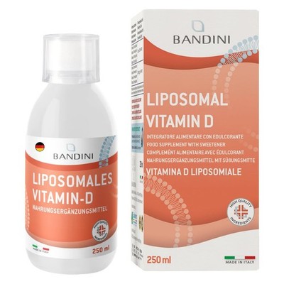 Bandini  Vitamin D liposomal (250ml) | Sonnenvitamin aus 250 ml (1er Pack) 