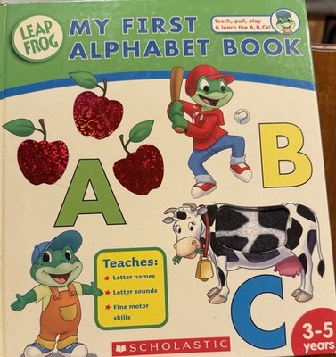 LeapFrog My First Alphabet Book Scholastic Learning for 3-5, excellent condition