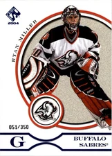 2003-04 Private Stock Reserve Blue #14 Ryan Miller /350 - HKY